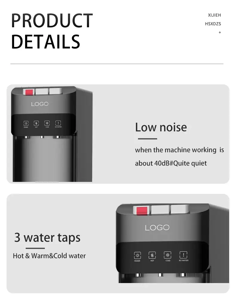 RO Water Dispenser with Child Lock drip tray removed